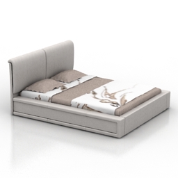 bed 3D Model Preview #d3d9ed98