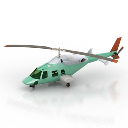 helicopter bell222 3D Model Preview #3fc32869