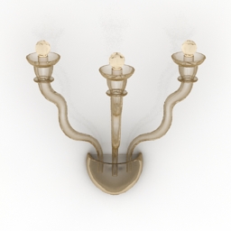 sconce gaia parete 3D Model Preview #f5537a17
