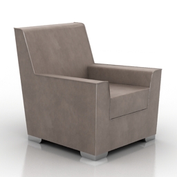 3D Armchair preview