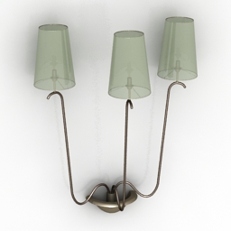 3D Sconce preview