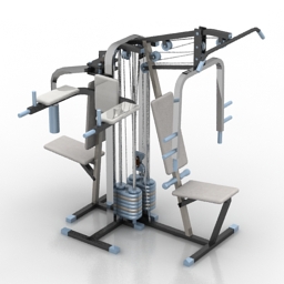 gym 5 3D Model Preview #b7b5d928