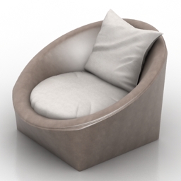 3D Armchair preview