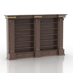 bookcase s 3D Model Preview #0e44f4b2
