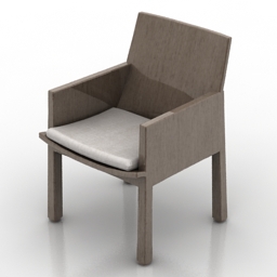 3D Armchair preview