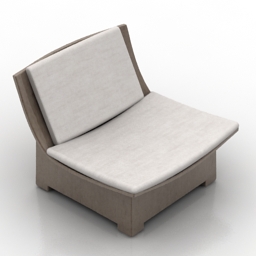 3D Armchair preview