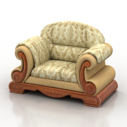 3D Armchair preview