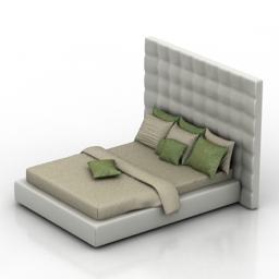 bed bonaldo wing 3D Model Preview #956b3ab1
