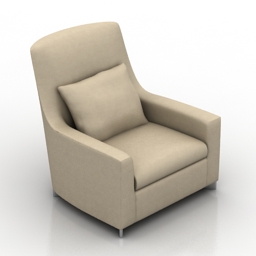 3D Armchair preview