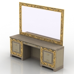 3D Dressing table preview