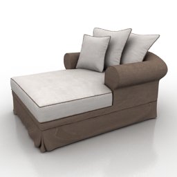 3D Armchair preview