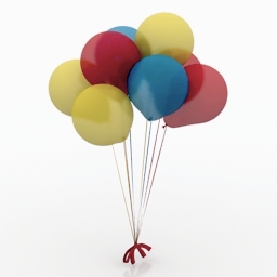 balloons 3D Model Preview #70d8891d