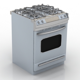 gas-stove 3D Model Preview #73d2d423