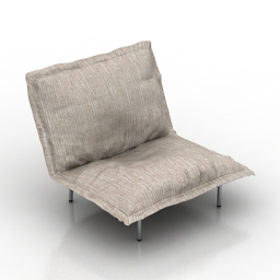 3D Armchair preview