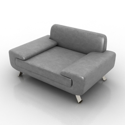 3D Armchair preview