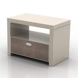 3D Bedside table preview