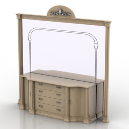 dressing table atlant 3D Model Preview #7dc9f2ff