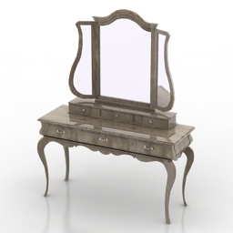3D Dressing table preview