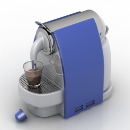 coffee machine krups nespresso esenza paulina kochanowicz 3D Model Preview #f5856487