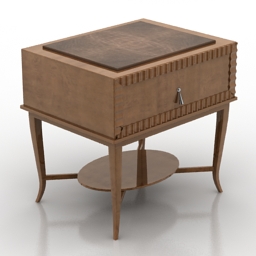 3D Bedside table preview