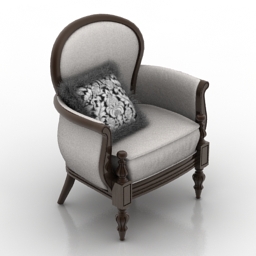 3D Armchair preview