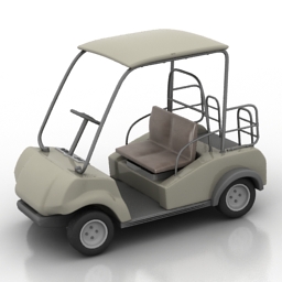 golf cart 3D Model Preview #38199c9f