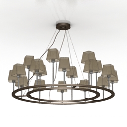 luster bover lampara xviii 3D Model Preview #9fbccbcb