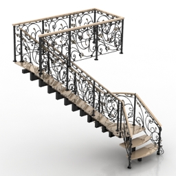 3D Staircase preview