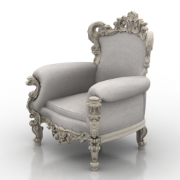 3D Armchair preview