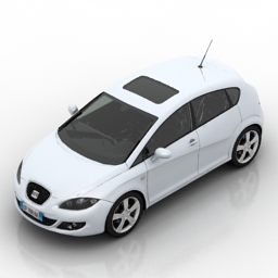 car seat leon 3D Model Preview #cc116cf1
