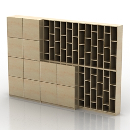 bookcase 3D Model Preview #236a4c49