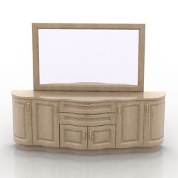 3D Dressing table preview