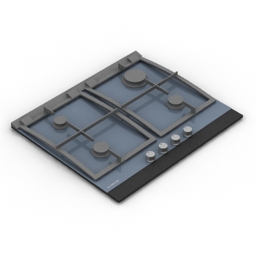 gas stove siemens 3D Model Preview #2355ca9e