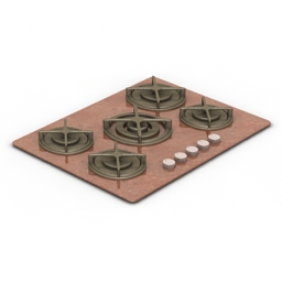 gas stove 3D Model Preview #6274a696