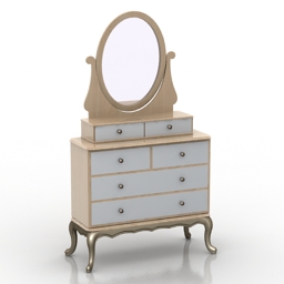 dressing table 3D Model Preview #72d54d27