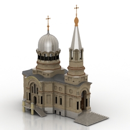 church temple chapel 3D Model Preview #8074155d