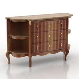 locker grange pompadour 3D Model Preview #62653b26