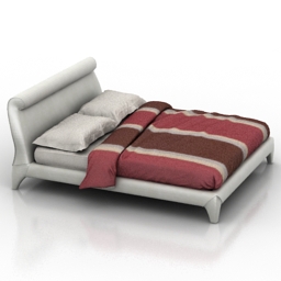 bed chokolat 3D Model Preview #a09f08d4