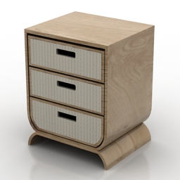 bedside table 3D Model Preview #70b43fb1
