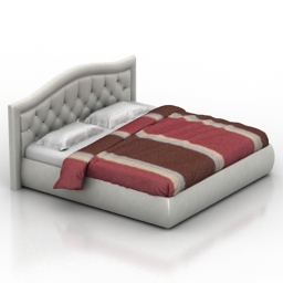 bed dream land fiji lux 3D Model Preview #e9bde5c5