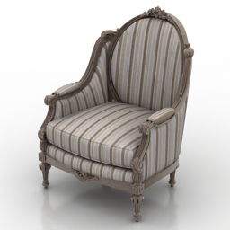 3D Armchair preview
