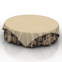 3D Tablecloth preview
