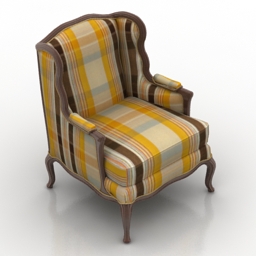3D Armchair preview