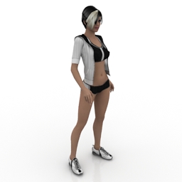 girl 3D Model Preview #54339939