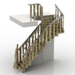 3D Stairs preview
