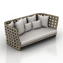 "3D models Outdoor furniture from B&B Italia Canasta 01" - Interior Collection preview