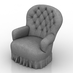 3D Armchair preview