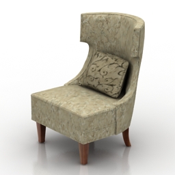 3D Armchair preview