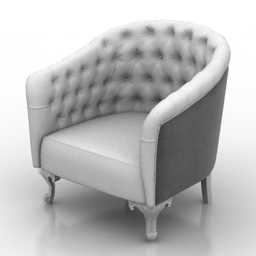 3D Armchair preview