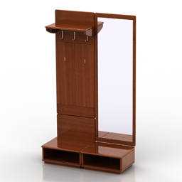 rack hallway mekran sofia 2 3D Model Preview #a25d1955